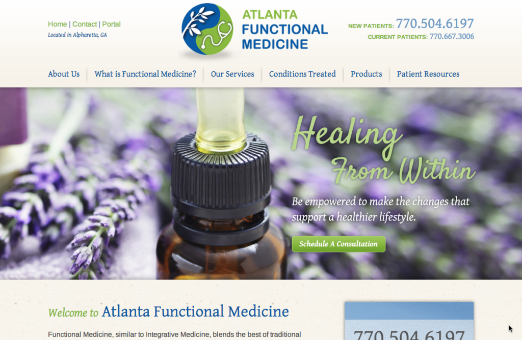 Atlanta Functional Medicine Website